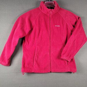 Columbia Benton Springs Fleece Jacket 1X Fuschia